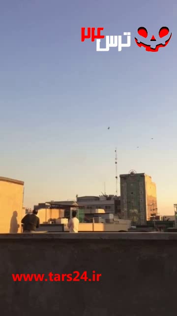 شلیک هوایی به پهباد در تهران