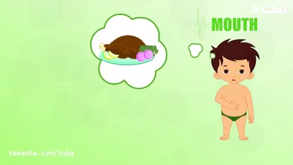 اعضای بدن به انگلیسی دهان  