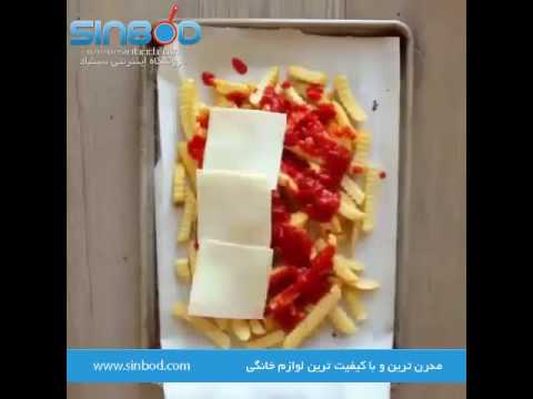 طرزتهیه سیب زمینی سرخ کرده با پنیر ورقه ای