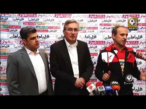 کنفرانس خبری بعد از بازی پدیده   پرسپولیس