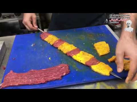 كباب بختياري (کباب میکسی از جوجه و برگ)جوادجوادي