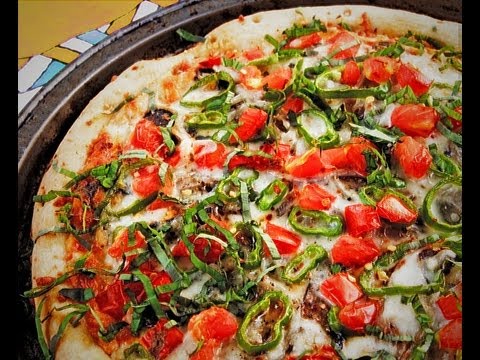 تهیه پیتزا سبزیجات