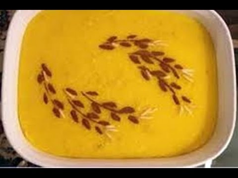 غذای رمضان -تهیه شله زرد-دسر رمضان