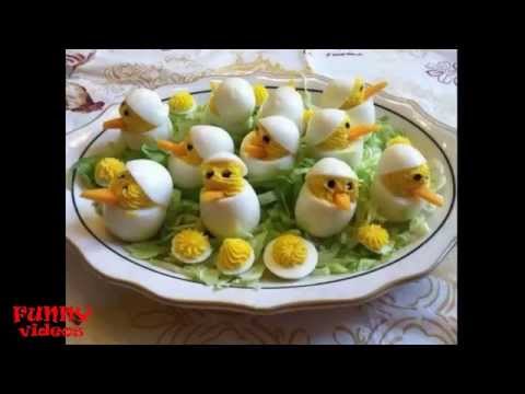 تزیین تخم مرغ آبپز- تشویق کودکان به خوردن غذای سالم