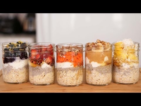 آشپزی مدرن-تهیه اوت میل با 5 طعم مختلف