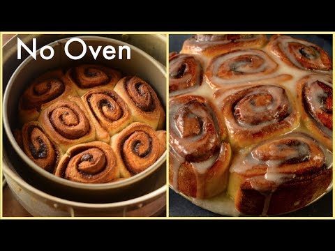دسر رمضان- تهیه رول دارچین بدون تخم مرغ-شیرینی ماه رمضان