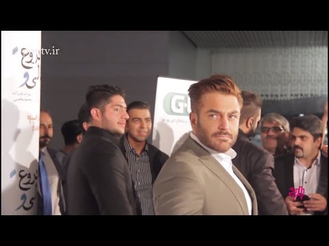 ازدحام شدید هواداران محمدرضا گلزار در اکران خصوصی فیلم خشکسالی و دروغ