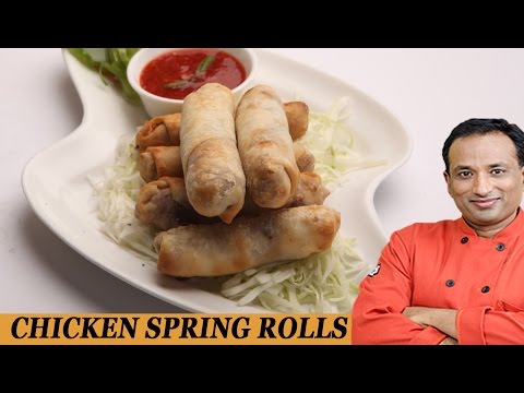 آشپزی مدرن-تهیه اسپرینگ رول مرغ خوشمزه و سریع