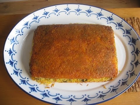 آشپزی آسان-ته چین اسفناج با آلو
