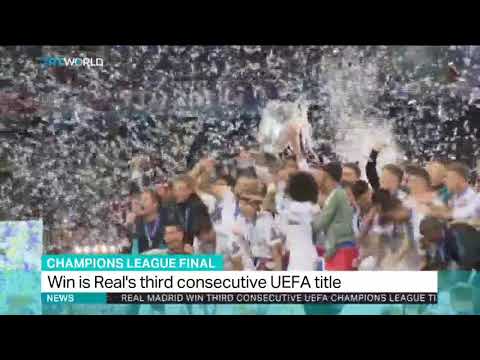 جشن کامل قهرمانی رئال مادرید در فینال لیگ قهرمانان 2018