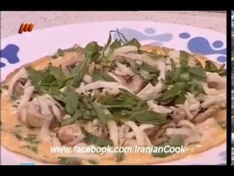 آشپزی ساده-املت قارچ و ریحان-صبحانه روز تعطیل