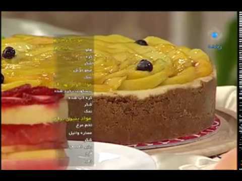 طرز تهیه دسر-چیزکیک هلو