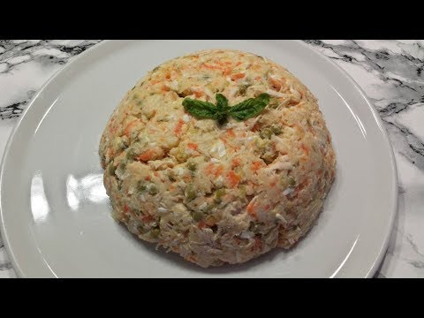 آشپزی مدرن- سالاد اولویه مجلسی