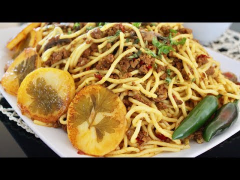 آشپزی آسان-تهیه ماکارانی به روش ایرانی