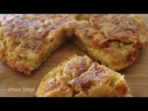 آشپزی ساده-تهیه املت اسپانیایی