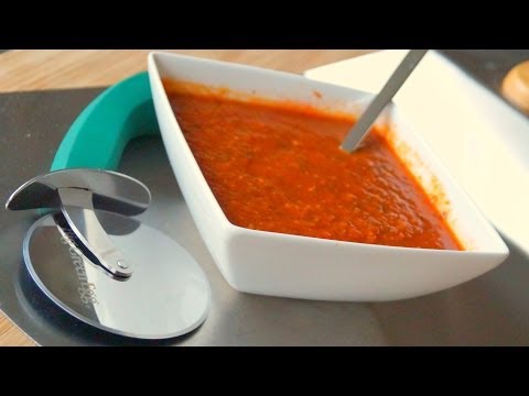 آشپزی مدرن-آموزش تهیه سس پیتزا