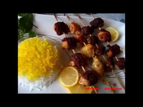 آشپزی ایرانی-کباب نگینی یا حلزونی