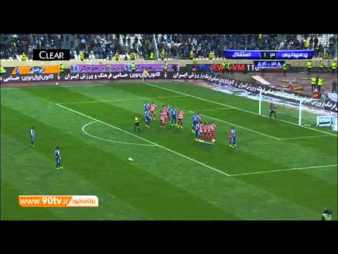 گل چهارم پرسپولیس مقابل استقلال ،محسن مسلمان