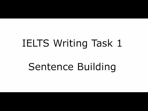 IELTS Writing Task 1: how to build long sentences
