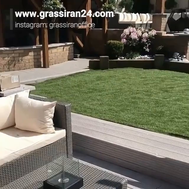 چمن مصنوعی برای باغ