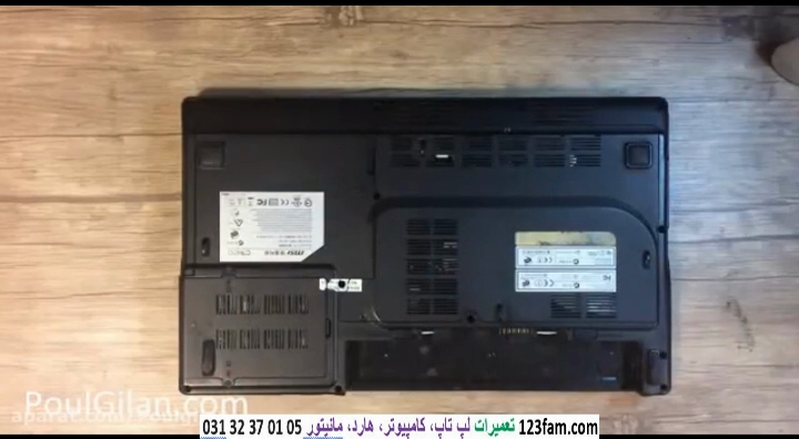 آموزش بازکردن کامل یک لپ تاپ
