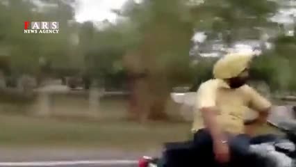 موتورسوار خسته‌!